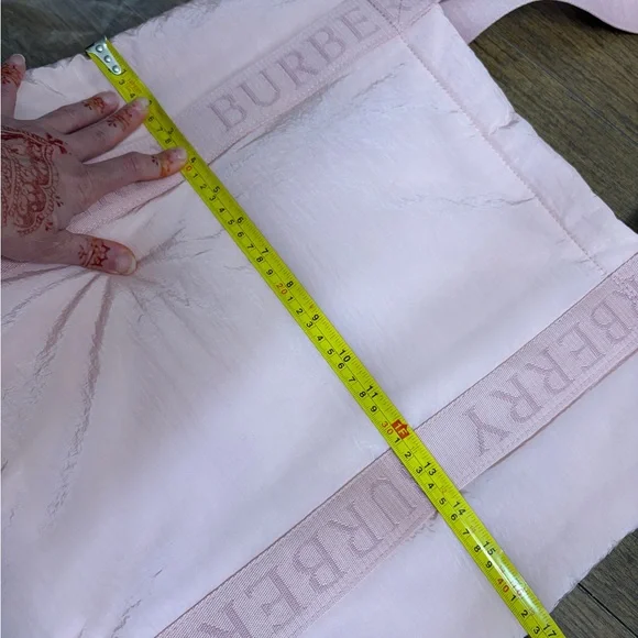 Burberry Light Pink Logo Strap Tote - Picture 8 of 12